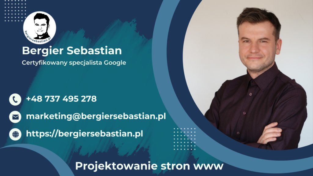 Responsywne strony internetowe Radomsko. Wizytówka firmy bergiersebastian.pl